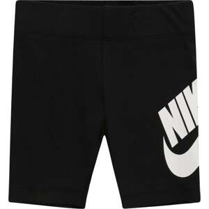 Nike Sportswear Kalhoty 'Futura' černá / bílá