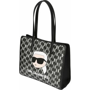 Karl Lagerfeld Nákupní taška béžová / šedá / černá / bílá