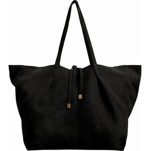 MANGO Nákupní taška 'Sonia' černá