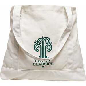 Urban Classics Nákupní taška zelená / bílá