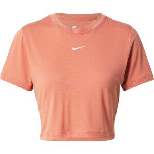 Nike Sportswear Tričko pastelově červená / bílá