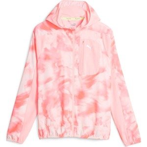 PUMA Sportovní bunda pink / růžová / bílá