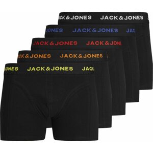 JACK & JONES Boxerky 'BLACK FRIDAY' modrá / žlutá / oranžová / červená / černá