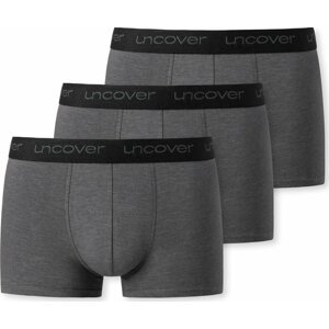 uncover by SCHIESSER Boxerky '3-Pack Uncover' šedý melír