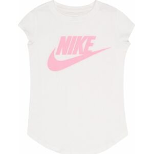 Nike Sportswear Tričko 'FUTURA' světle růžová / bílá