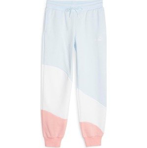 PUMA Sportovní kalhoty světlemodrá / růžová / bílá