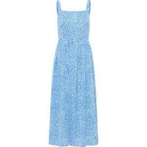 IZIA Letní šaty 'Gaya' modrá / bílá