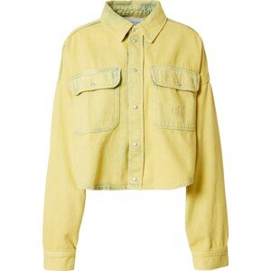Calvin Klein Jeans Přechodná bunda žlutá