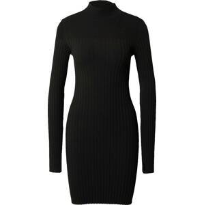 Calvin Klein Úpletové šaty 'ICONIC' černá