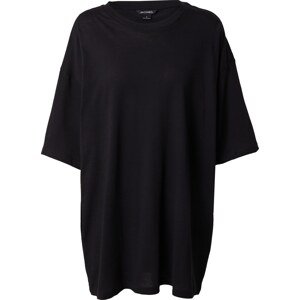 Monki Oversized tričko černá