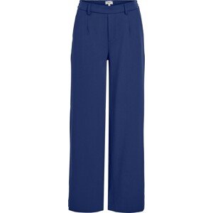 OBJECT Kalhoty se sklady v pase 'Lisa' enciánová modrá