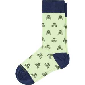 Scalpers Ponožky námořnická modř / světle zelená