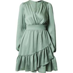 SWING Koktejlové šaty pastelově zelená