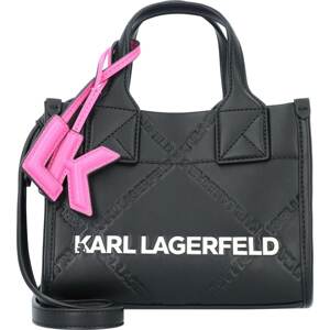 Karl Lagerfeld Kabelka 'Skuare' pink / černá / bílá