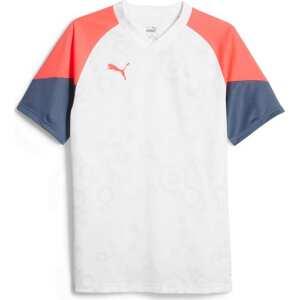 PUMA Funkční tričko 'IndividualCUP' námořnická modř / světle červená / bílá