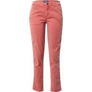 BONOBO Chino kalhoty pastelově červená