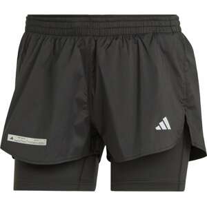 ADIDAS PERFORMANCE Sportovní kalhoty 'Ultimate Essentials' světle šedá / černá / bílá