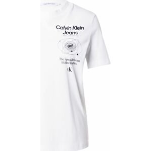 Calvin Klein Jeans T-Shirt černá / bílá