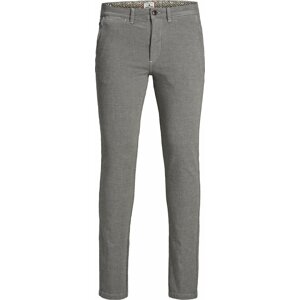 Chino kalhoty 'Marco Kenso' jack & jones šedý melír