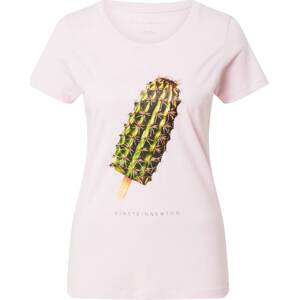 Tričko 'Cactus Ice' einstein & newton zelená / růžová