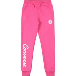 Kalhoty Converse pink / bílá