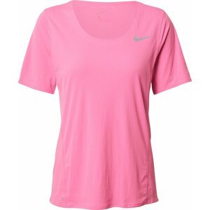 Funkční tričko 'City Sleek' Nike pink