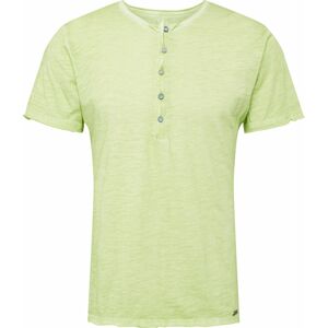 Tričko 'LEMONADE' Key Largo světle zelená