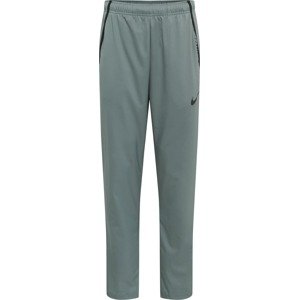 Sportovní kalhoty 'Dry Woven' Nike kouřově šedá / černá