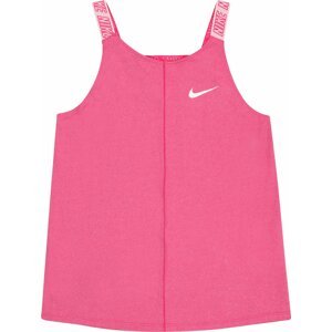 Sportovní top Nike pink / bílá