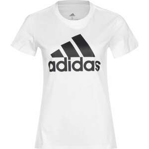 Funkční tričko 'Essentials Logo' ADIDAS SPORTSWEAR černá / offwhite