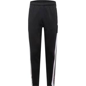 Sportovní kalhoty 'Squadra 21 Sweat' ADIDAS SPORTSWEAR černá / bílá