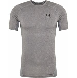 Funkční tričko Under Armour šedá / černá / bílá