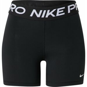 Sportovní kalhoty 'Pro 365' Nike šedá / černá / bílá