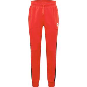 Kalhoty Nike Sportswear oranžově červená / černá