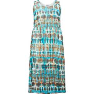 Letní šaty SAMOON tyrkysová / chladná modrá / světlemodrá / hořčicová