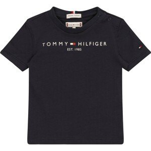 Tričko Tommy Hilfiger noční modrá / světle červená / bílá