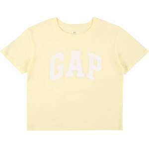 Tričko GAP světle žlutá / bílá