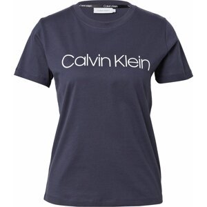 Tričko Calvin Klein marine modrá / bílá