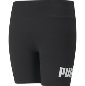 Sportovní kalhoty 'Essentials' Puma černá / bílá
