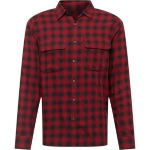 Košile Abercrombie & Fitch červená / černá