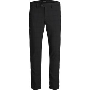 Chino kalhoty 'Marco Connor' jack & jones tmavě hnědá / antracitová / černá