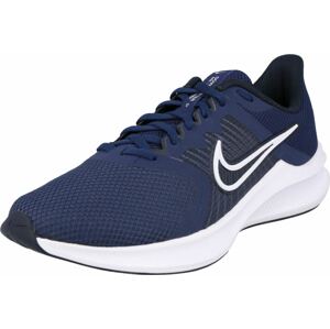 Běžecká obuv 'Downshifter 11' Nike námořnická modř / bílá