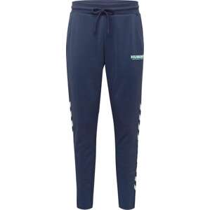 Sportovní kalhoty 'Legacy' Hummel marine modrá / bílá