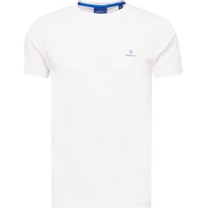 Tričko Gant královská modrá / bílá