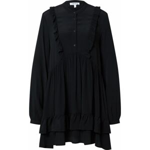 Košilové šaty 'Bijou' EDITED černá