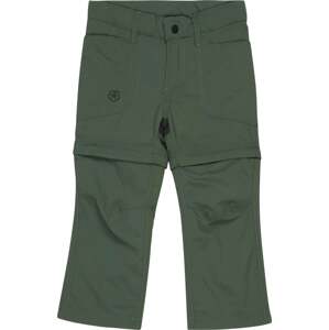 Funkční kalhoty color kids tmavě zelená / černá