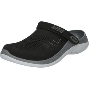 Pantofle 'Literide' Crocs šedá / černá
