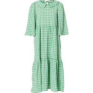 Košilové šaty 'Sonya' Lollys Laundry zelená / bílá