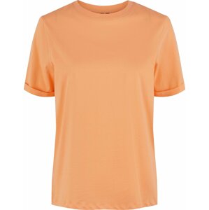 Tričko 'Ria' Pieces jasně oranžová