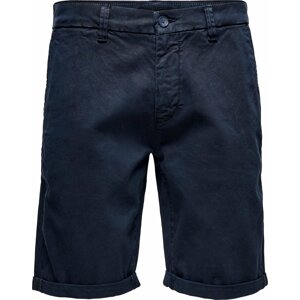 Chino kalhoty 'Peter' Only & Sons marine modrá